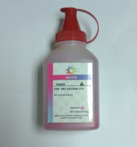 Mực nạp Oki C5850 Magenta toner bottle